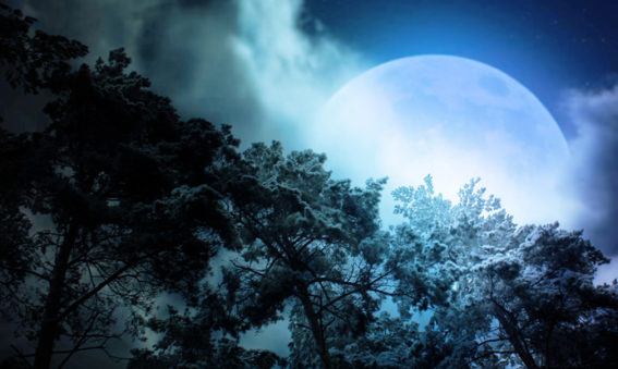 La lune bleu